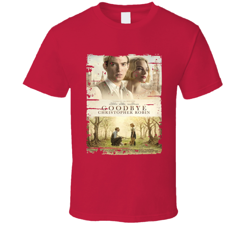 Goodbye Christopher Robin Poster Cool Film Worn Look Movie Fan T Shirt