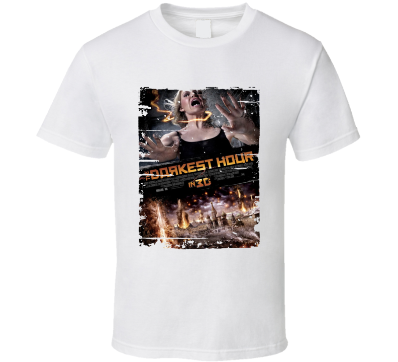 Darkest Hour Poster Cool Film Worn Look Movie Fan T Shirt