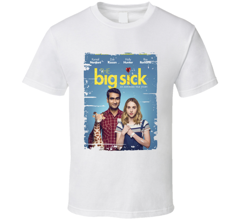 The Big Sick Poster Cool Film Worn Look Movie Fan T Shirt The Big Sick Poster Cool Film Worn Look Movie Fan T Shirt