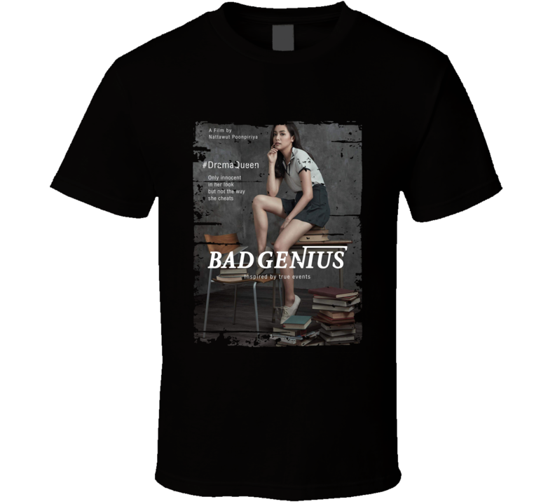 Bad Genius Poster Cool Film Worn Look Movie Fan T Shirt Bad Genius Poster Cool Film Worn Look Movie Fan T Shirt