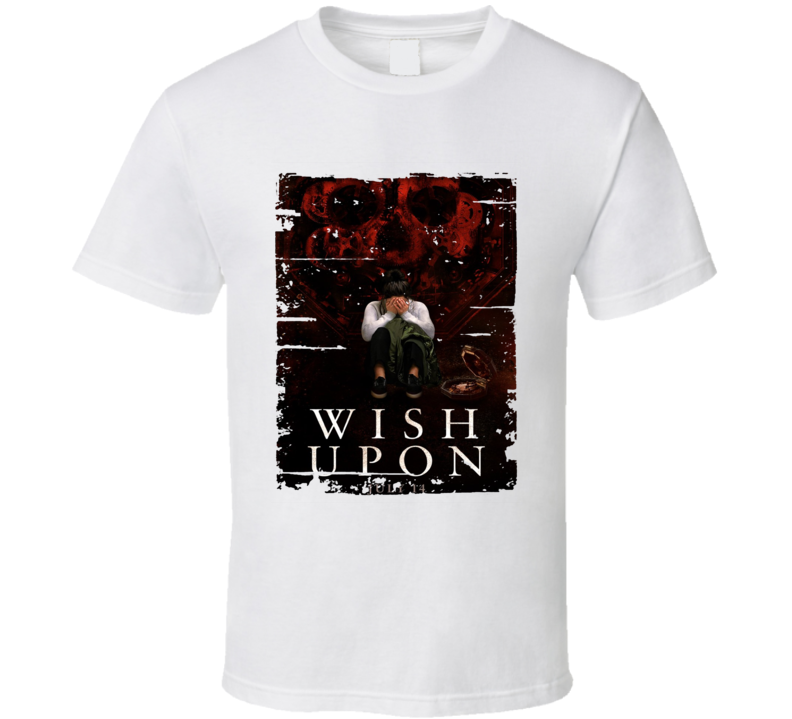 Wish Upon Poster Cool Film Worn Look Movie Fan T Shirt Wish Upon Poster Cool Film Worn Look Movie Fan T Shirt