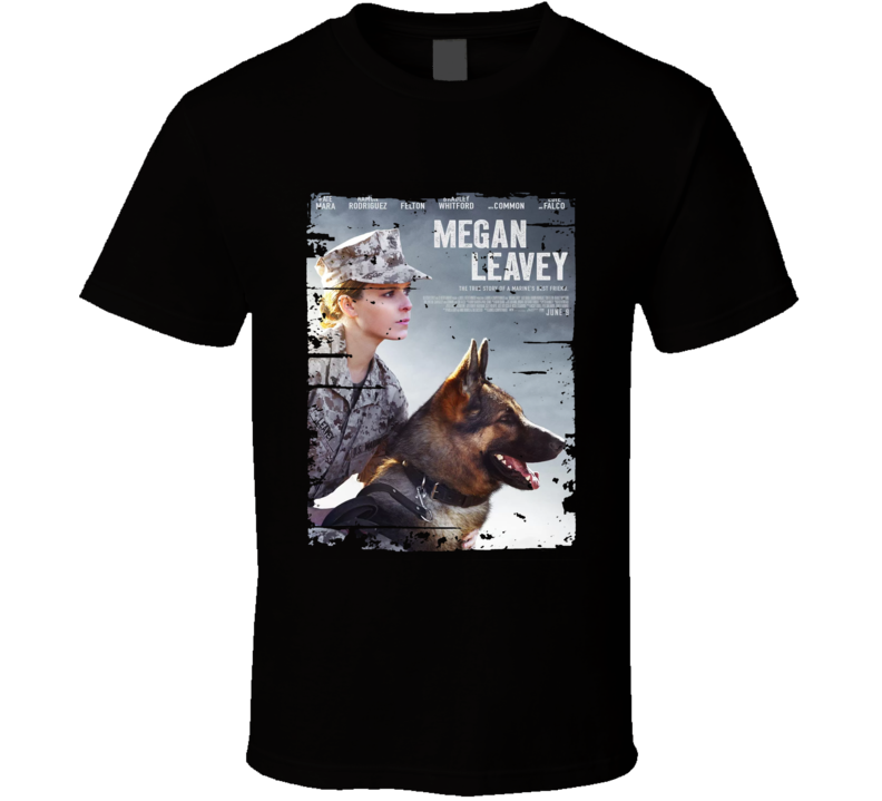 Megan Leavey Poster Cool Film Worn Look Movie Fan T Shirt