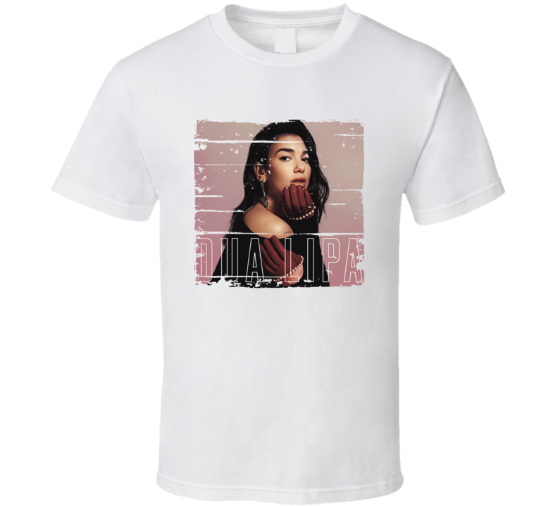Dua Lipa Dua Lipa Album Worn Look Music T Shirt Dua Lipa Dua Lipa Album Worn Look Music T Shirt