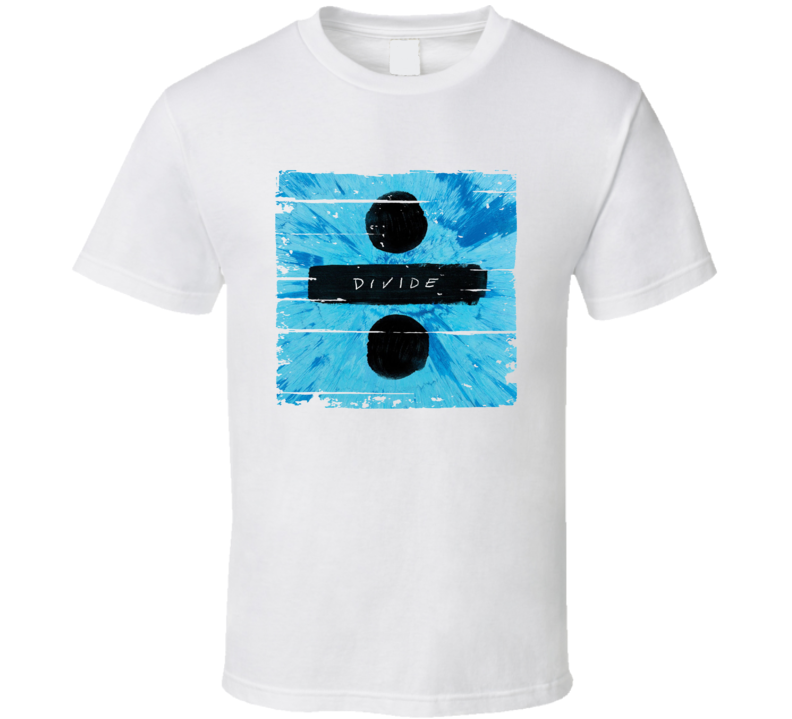 Ed Sheeran Divide Album Worn Look Music T Shirt Ed Sheeran Divide Album Worn Look Music T Shirt
