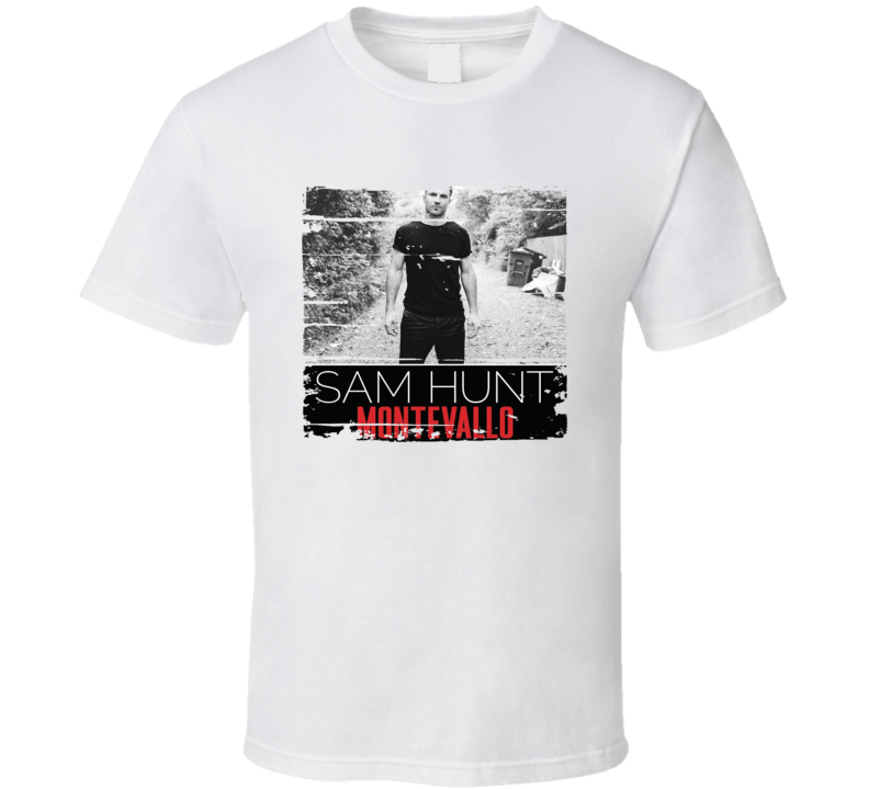 Sam Hunt Montevallo Album Worn Look Music T Shirt Sam Hunt Montevallo Album Worn Look Music T Shirt