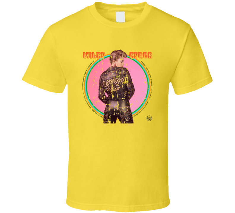 Miley Cyrus Younger Now Album Worn Look Music T Shirt Miley Cyrus Younger Now Album Worn Look Music T Shirt