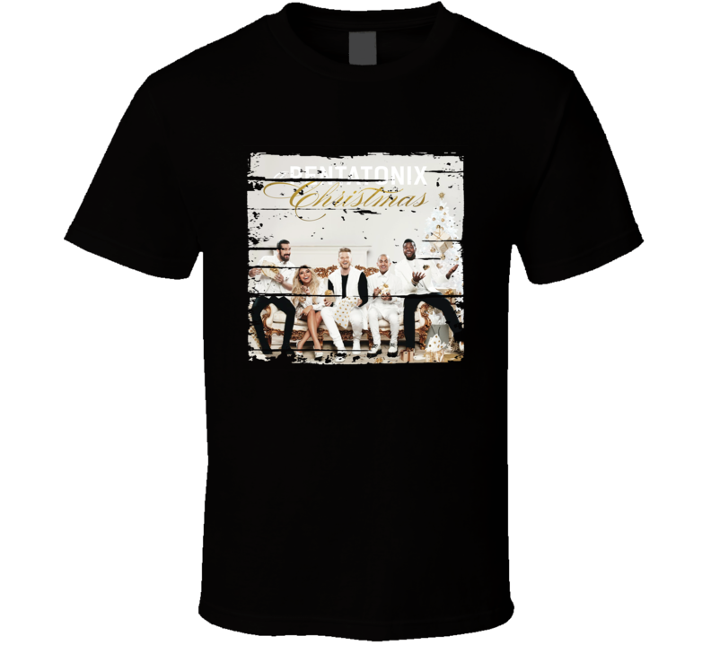 Pentatonix A Pentatonix Christmas Album Worn Look Music T Shirt Pentatonix A Pentatonix Christmas Album Worn Look Music T Shirt