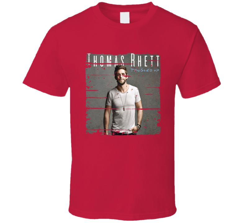 Thomas Rhett Tangled Up Album Worn Look Music T Shirt Thomas Rhett Tangled Up Album Worn Look Music T Shirt