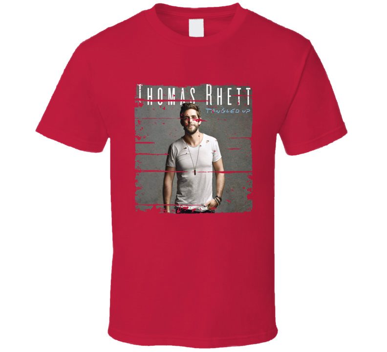 Thomas Rhett Tangled Up Album Worn Look Music T Shirt