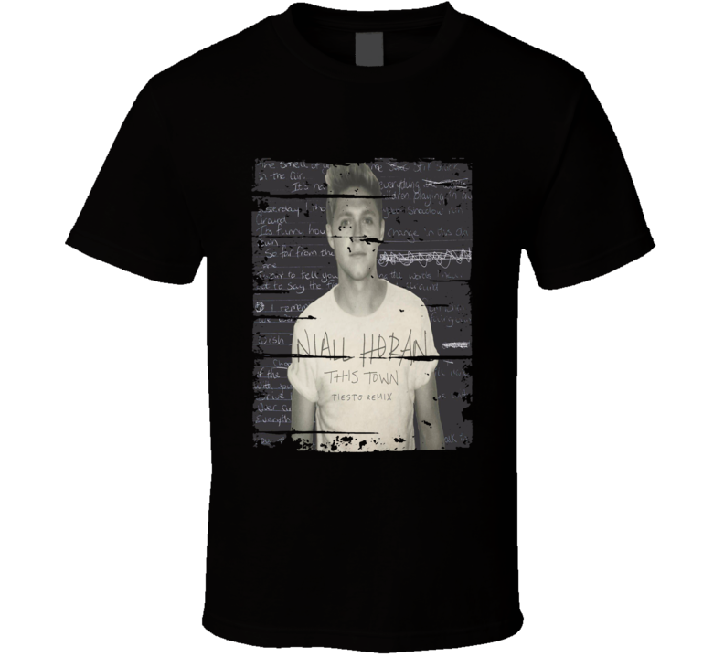Niall Horan Flicker Album Worn Look Music T Shirt Niall Horan Flicker Album Worn Look Music T Shirt