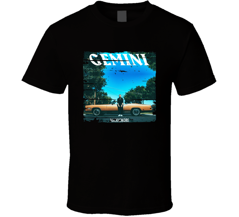 Macklemore Gemini Album Worn Look Music T Shirt Macklemore Gemini Album Worn Look Music T Shirt