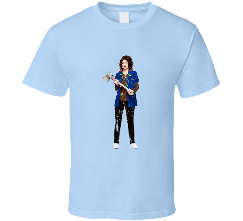 Stranger Things Tv Show Joyce Character Trending Worn Look T Shirt Stranger Things Tv Show Joyce Character Trending Worn Look T Shirt