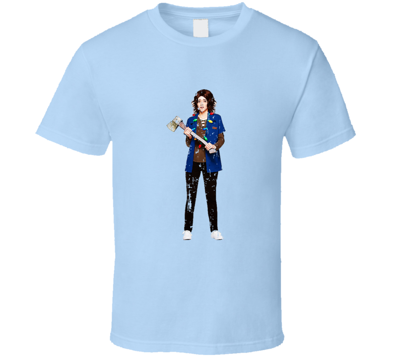 Stranger Things Tv Show Joyce Character Trending Worn Look T Shirt