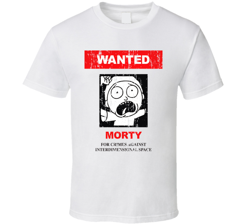 Wanted Morty And Rick Trending Cool Cartoon Worn Look T Shirt Wanted Morty And Rick Trending Cool Cartoon Worn Look T Shirt