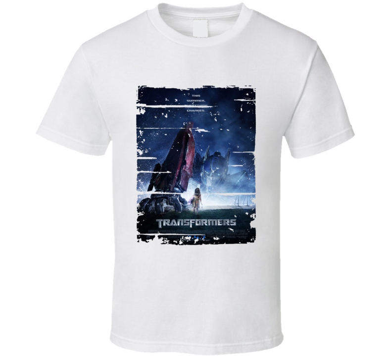 Transformers 2007 Trending Cool Movie Worn Look T Shirt