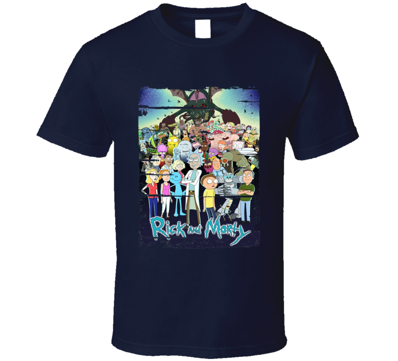 Rick And Morty Book 1 Cool Worn Look Cartoon Lover T Shirt