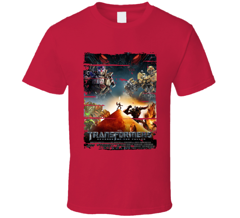 Transformers Revenge Of The Fallen Cool Trending Movie Worn Look T Shirt