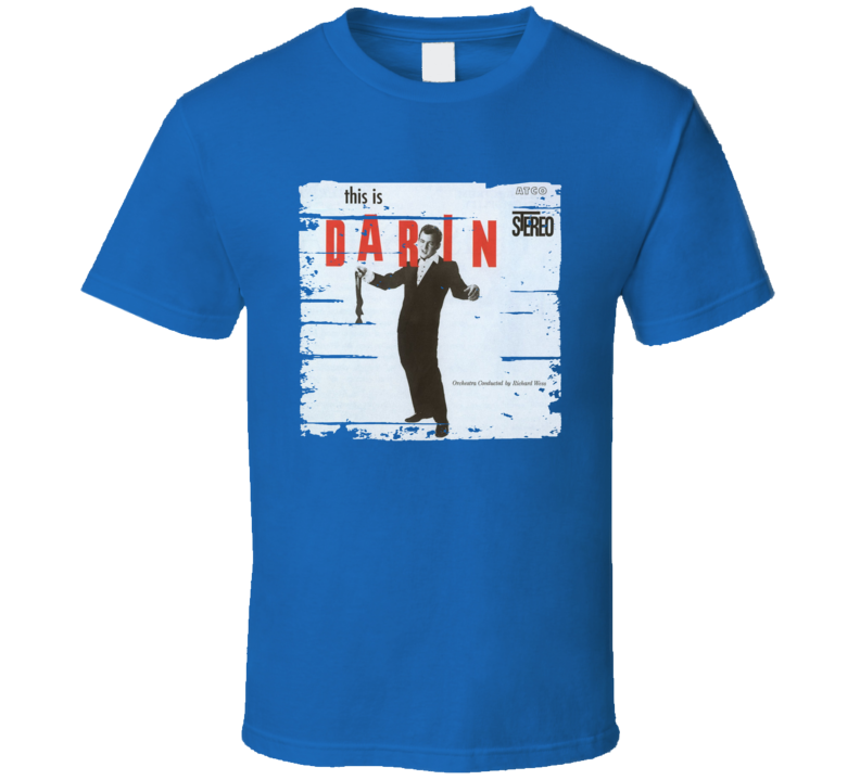 Bobby Darin This Is Darin Worn Look Vintage Music T Shirt Bobby Darin This Is Darin Worn Look Vintage Music T Shirt