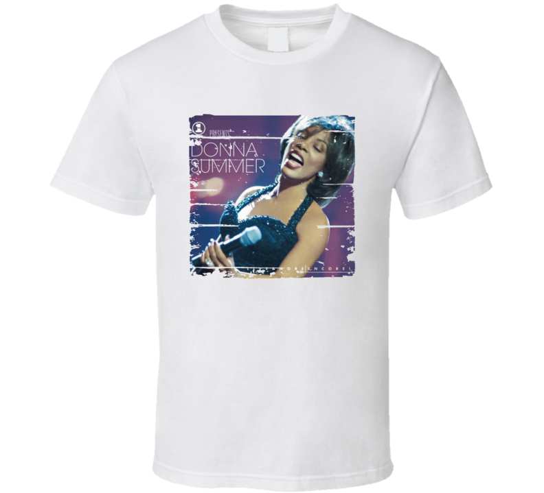 Donna Summer Live & More Encore Worn Look Vintage Music T Shirt Donna Summer Live & More Encore Worn Look Vintage Music T Shirt