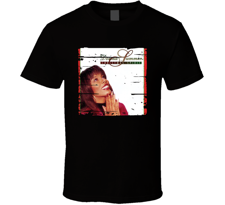 Donna Summer Christmas Spirit Worn Look Vintage Music T Shirt Donna Summer Christmas Spirit Worn Look Vintage Music T Shirt