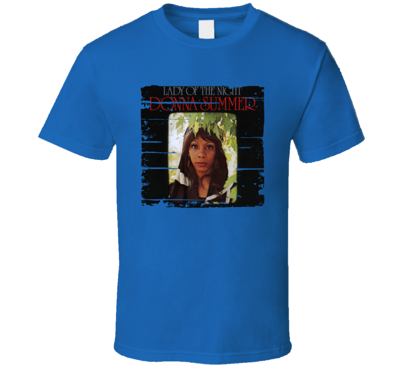 Donna Summer Lady Of The Night Worn Look Vintage Music T Shirt Donna Summer Lady Of The Night Worn Look Vintage Music T Shirt
