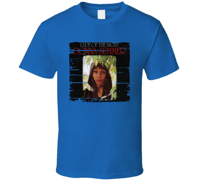 Donna Summer Lady Of The Night Worn Look Vintage Music T Shirt