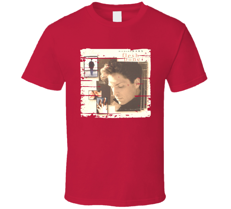 Richard Marx Flesh And Bone Worn Look Music T Shirt Richard Marx Flesh And Bone Worn Look Music T Shirt