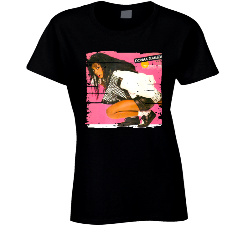 Donna Summer Cats Without Claws Worn Look Vintage Music T Shirt