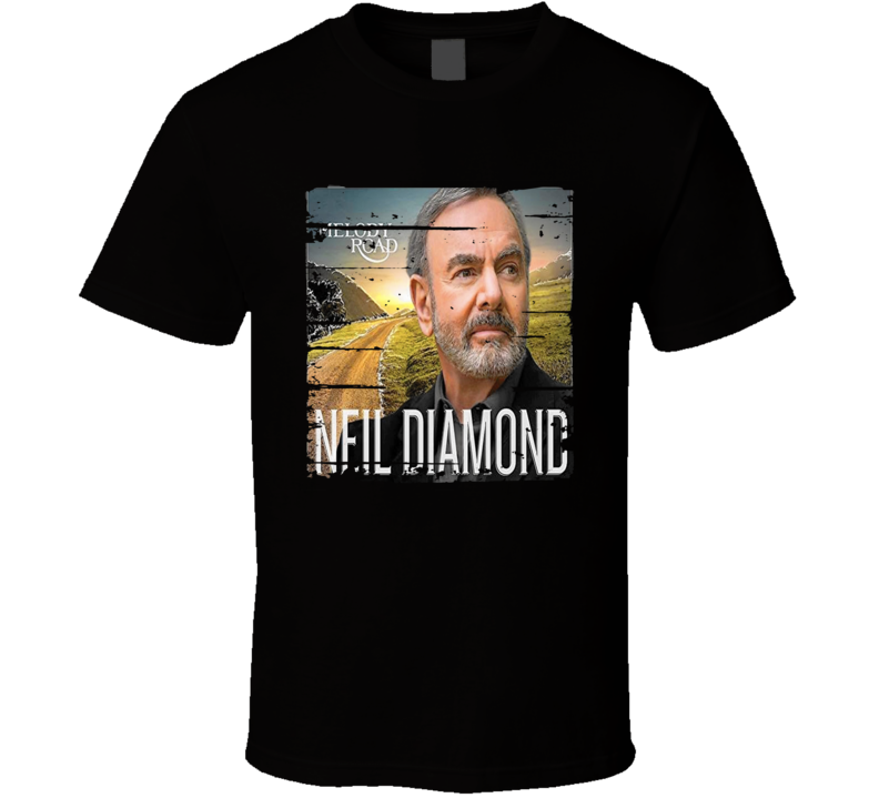 Neil Diamond Melody Road Worn Look Vintage Music T Shirt Neil Diamond Melody Road Worn Look Vintage Music T Shirt