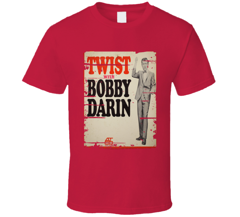 Twist With Bobby Darin Worn Look Vintage Music T Shirt Twist With Bobby Darin Worn Look Vintage Music T Shirt