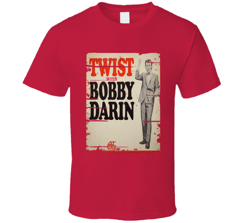 Twist With Bobby Darin Worn Look Vintage Music T Shirt