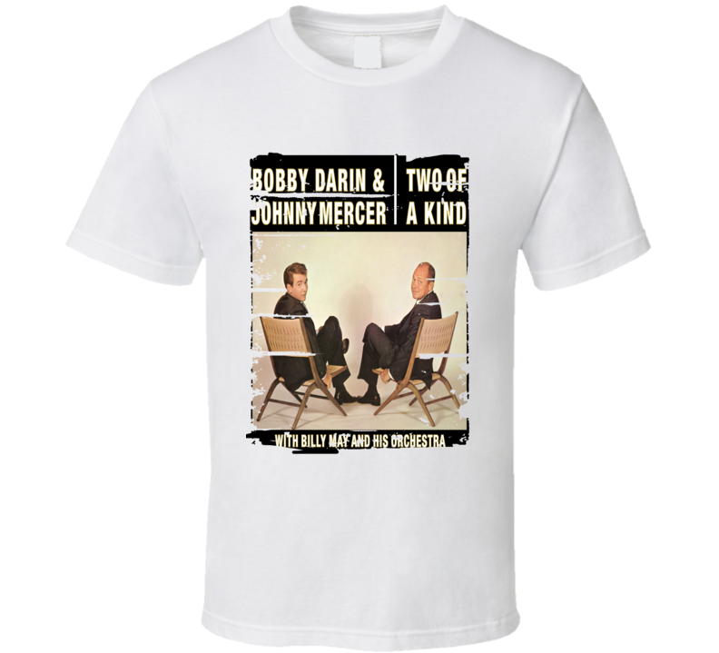 Bobby Darin Two Of A Kind Worn Look Vintage Music T Shirt Bobby Darin Two Of A Kind Worn Look Vintage Music T Shirt