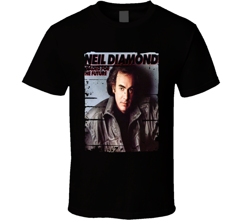 Neil Diamond Headed For The Future Worn Look Vintage Music T Shirt