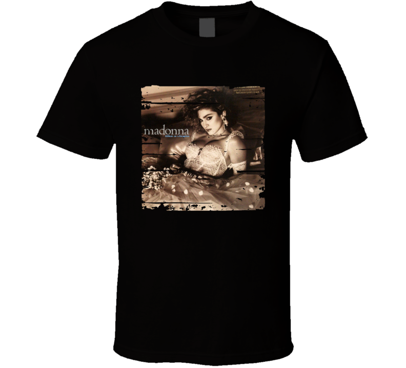 Madonna Like A Virgin Top Album Worn Look Music T Shirt Madonna Like A Virgin Top Album Worn Look Music T Shirt