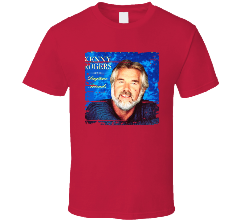 Kenny Rogers Daytime Friends Worn Look Cool Music T Shirt Kenny Rogers Daytime Friends Worn Look Cool Music T Shirt