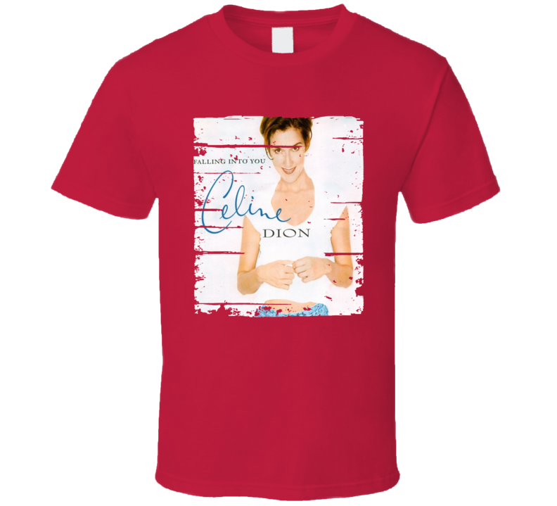 Celine Dion Falling Into You Worn Look Cool Music T Shirt Celine Dion Falling Into You Worn Look Cool Music T Shirt