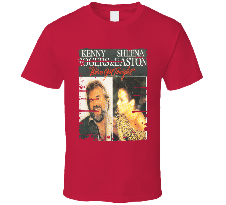 Kenny Rogers We've Got Tonight Worn Look Cool Music T Shirt Kenny Rogers We've Got Tonight Worn Look Cool Music T Shirt