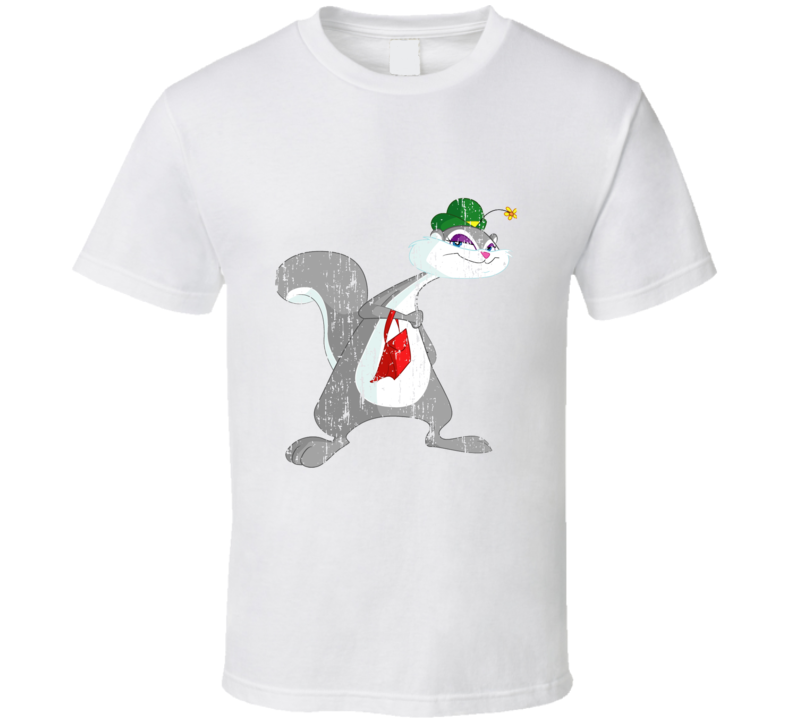 Slappy Squirrel Animaniacs Funny Cartoon Character Worn Look T Shirt Slappy Squirrel Animaniacs Funny Cartoon Character Worn Look T Shirt