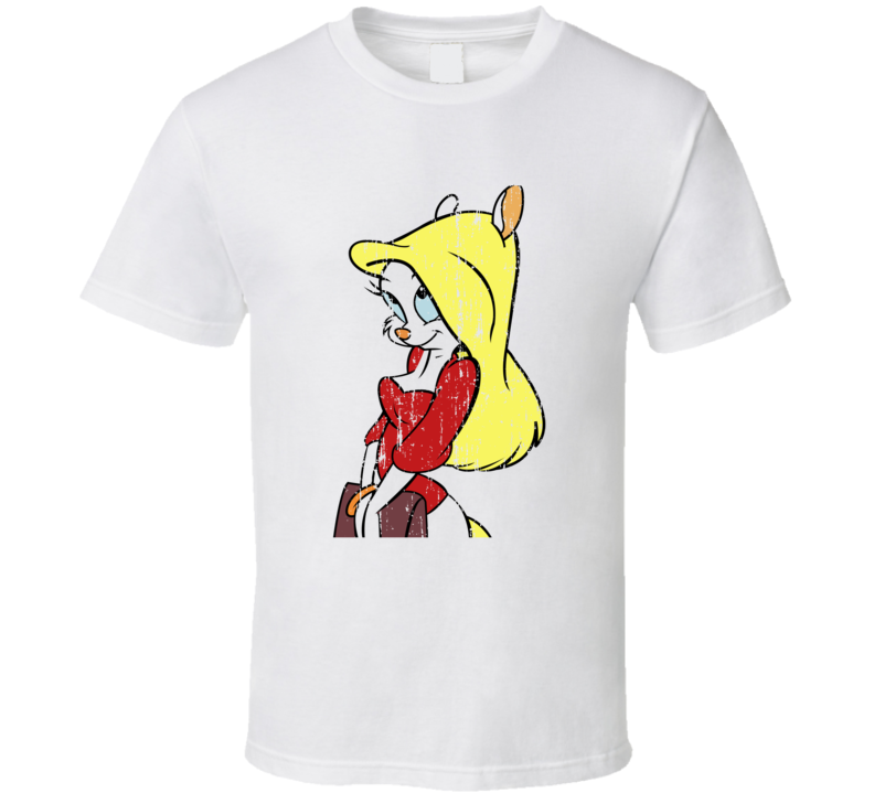 Minerva Mink Animaniacs Funny Cartoon Character Worn Look T Shirt