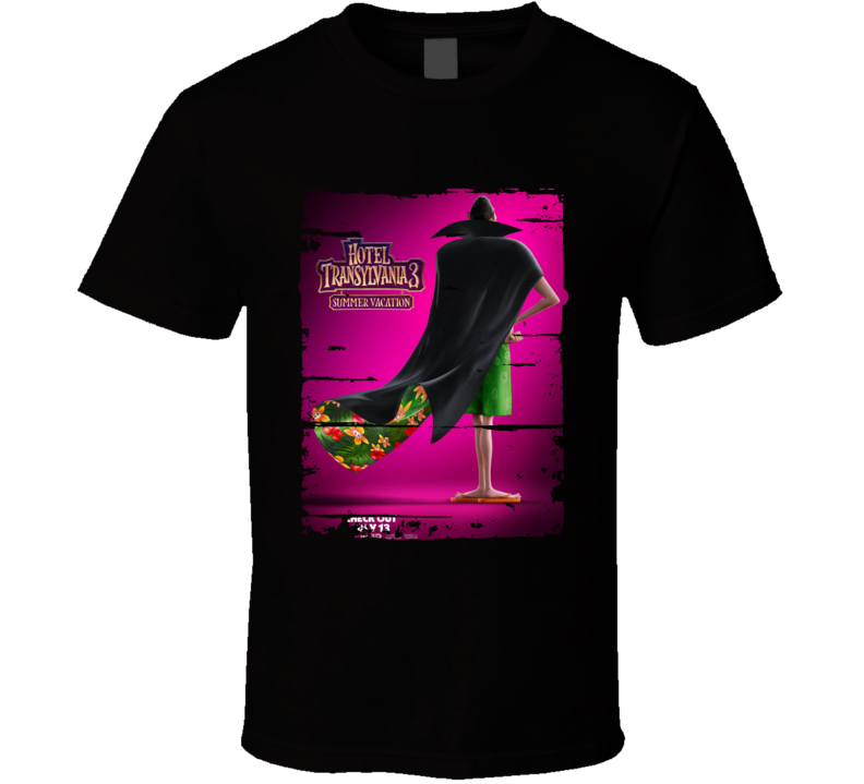 Hotel Transylvania 3 2018 Movie Cool Poster Worn Look T Shirt Hotel Transylvania 3 2018 Movie Cool Poster Worn Look T Shirt