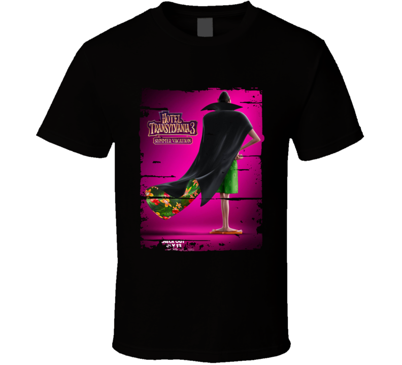 Hotel Transylvania 3 2018 Movie Cool Poster Worn Look T Shirt