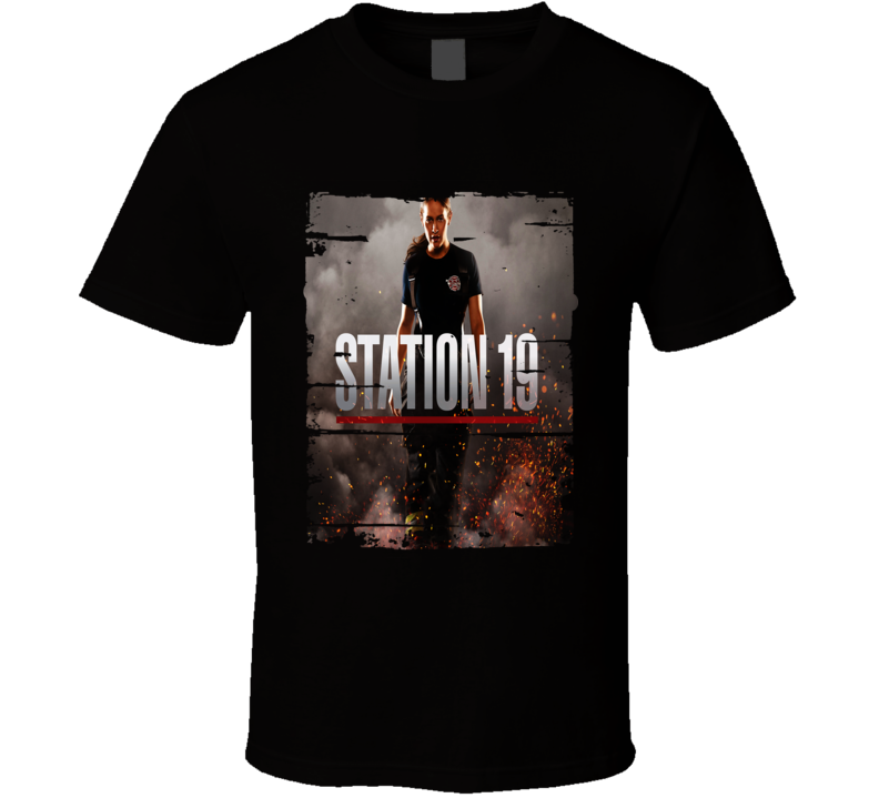 Station 19 Trending Tv Show Firefighter Series Worn Look T Shirt Station 19 Trending Tv Show Firefighter Series Worn Look T Shirt