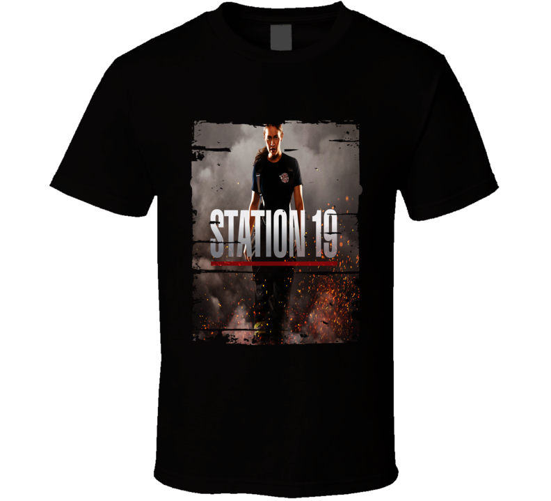 Station 19 Trending Tv Show Firefighter Series Worn Look T Shirt