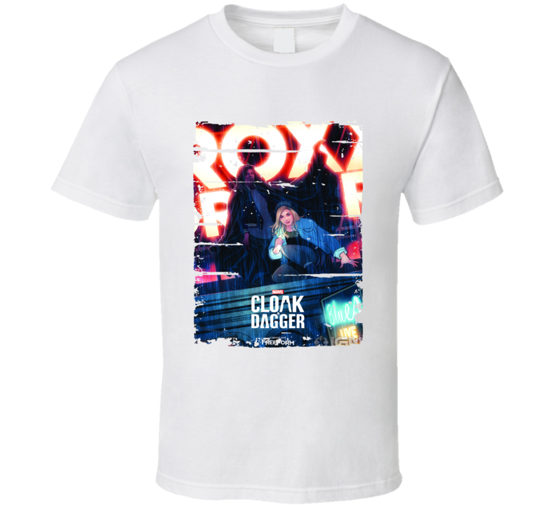 Cloak Dagger Tv Show Poster Worn Look Series T Shirt