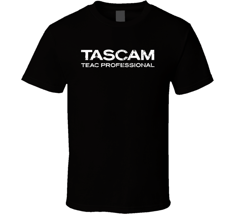 Tascam Microphone Musician Dj Cool Worn Look T Shirt