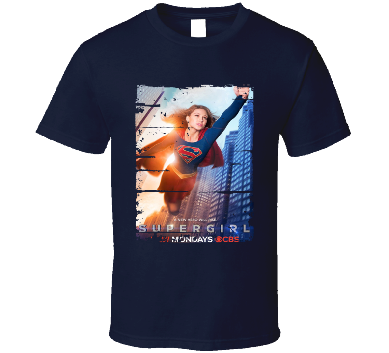 Supergirl Season 1 Tv Show Worn Look Science Fiction Series T Shirt Supergirl Season 1 Tv Show Worn Look Science Fiction Series T Shirt