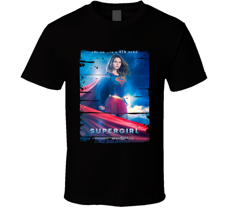 Supergirl Season 1 Tv Show Worn Look Science Fiction Cool T Shirt