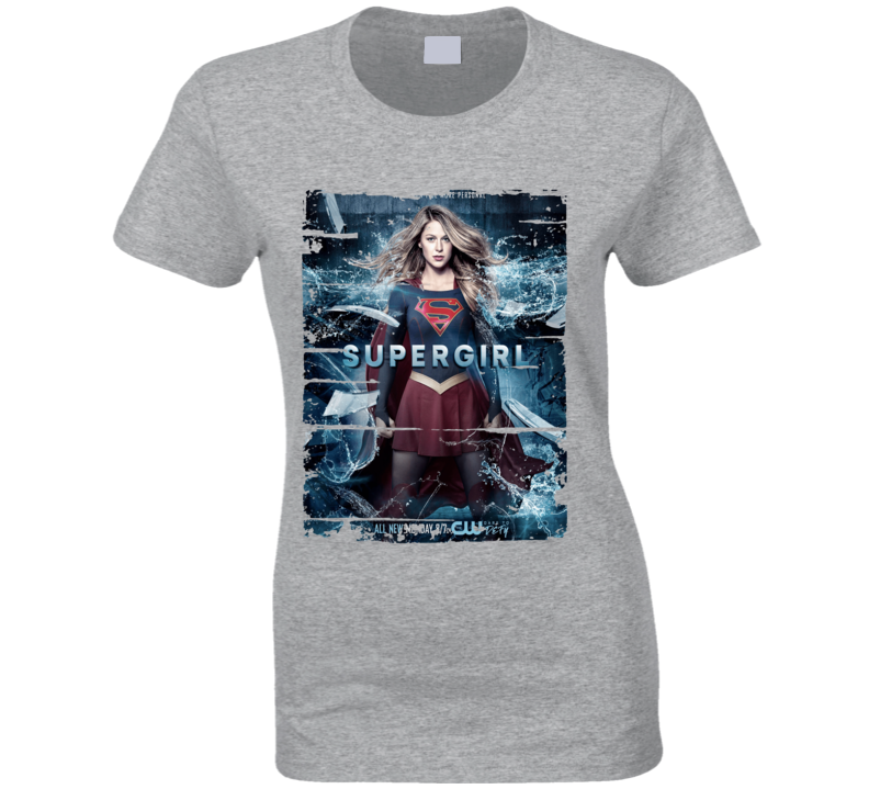 Supergirl Season 2 Tv Show Worn Look Science Fiction Cool T Shirt Supergirl Season 2 Tv Show Worn Look Science Fiction Cool T Shirt