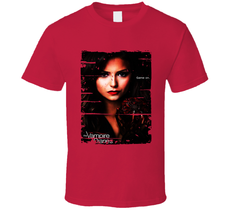 Katherine Pierce Vampire Diaries Tv Show Worn Look Drama Series T Shirt Katherine Pierce Vampire Diaries Tv Show Worn Look Drama Series T Shirt
