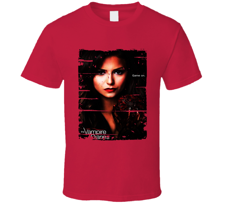 Katherine Pierce Vampire Diaries Tv Show Worn Look Drama Series T Shirt